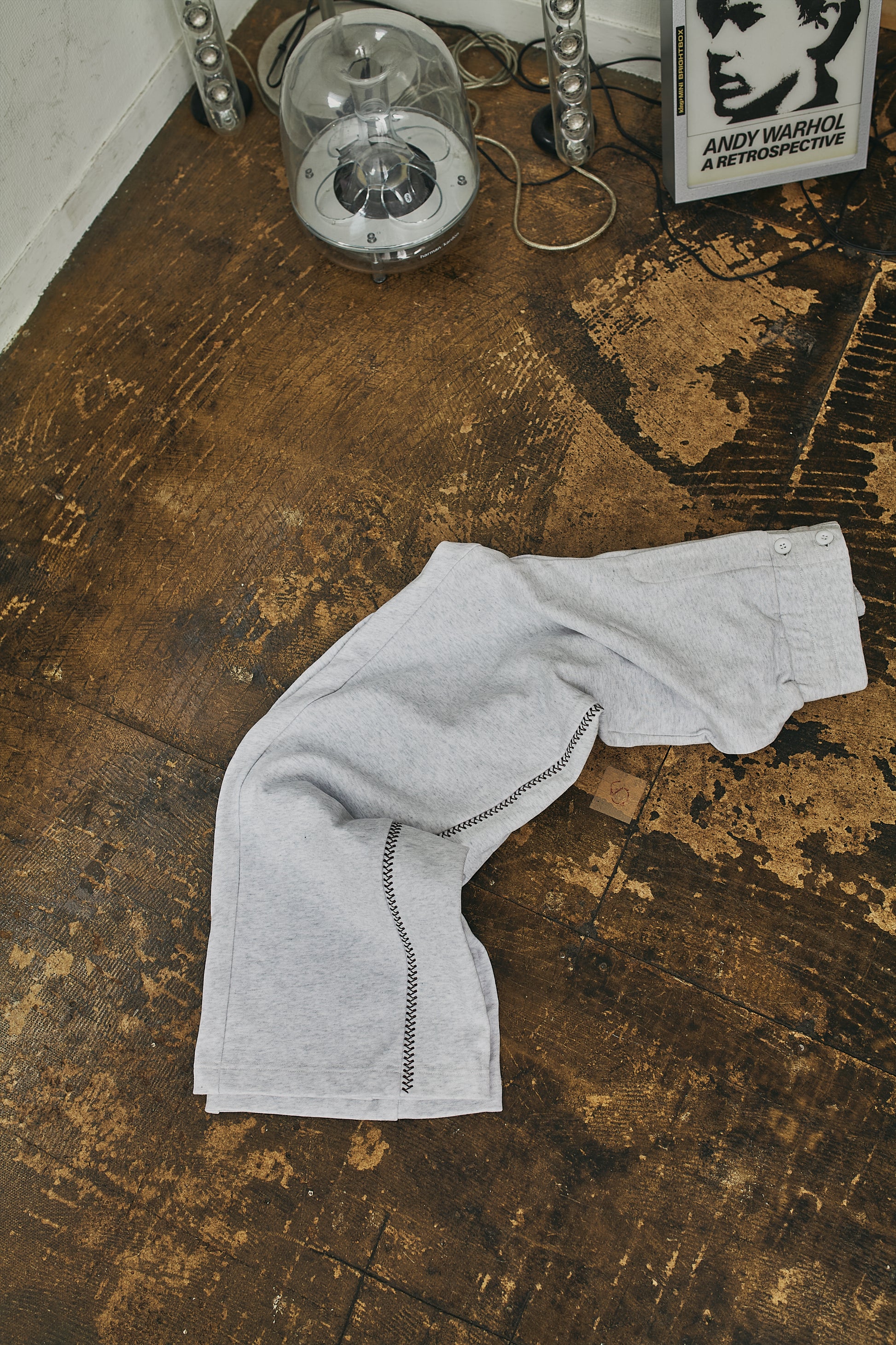 ENGI _tuck wide sweat  pants _