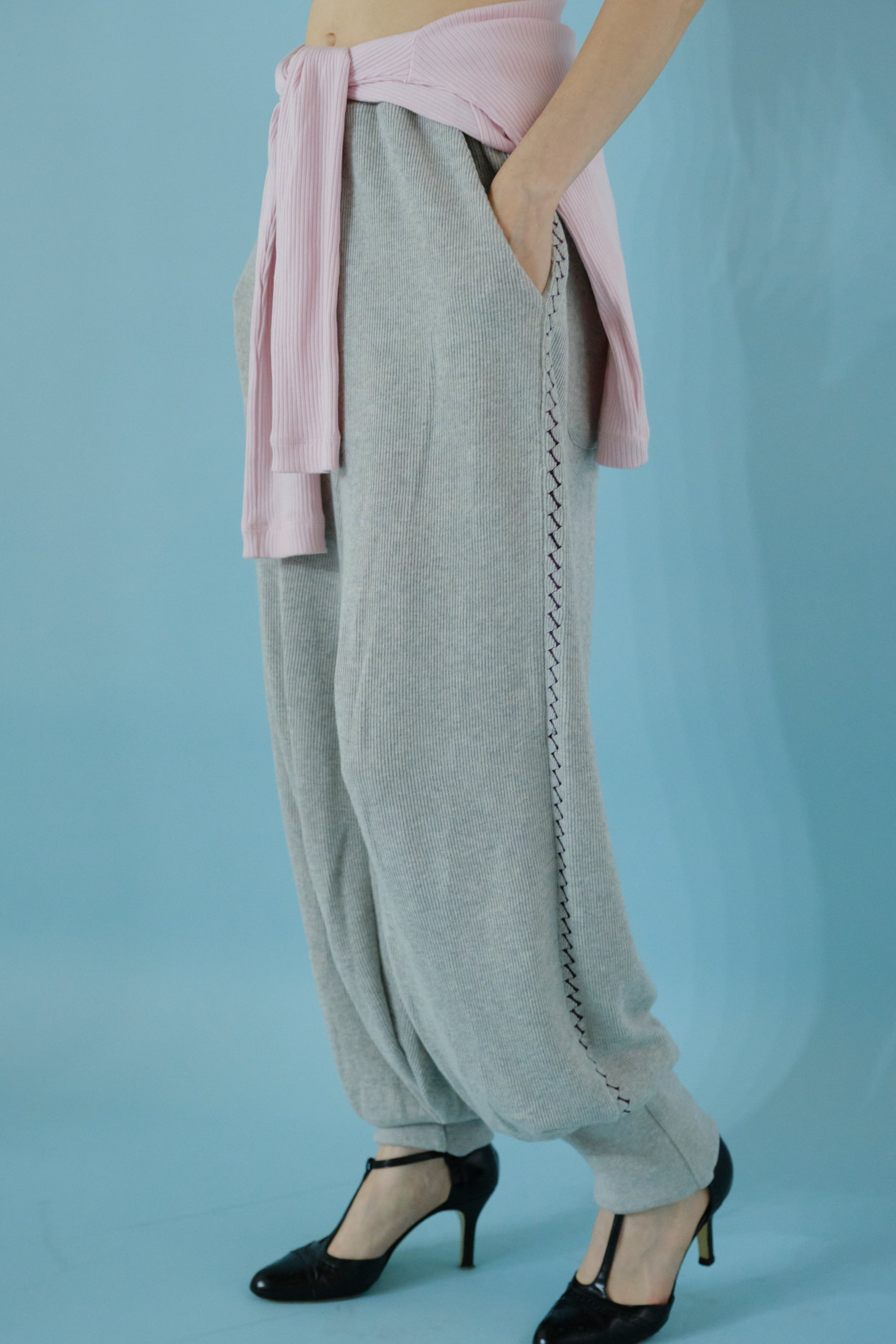 ENGI _Stitch Knit Jogger Pants