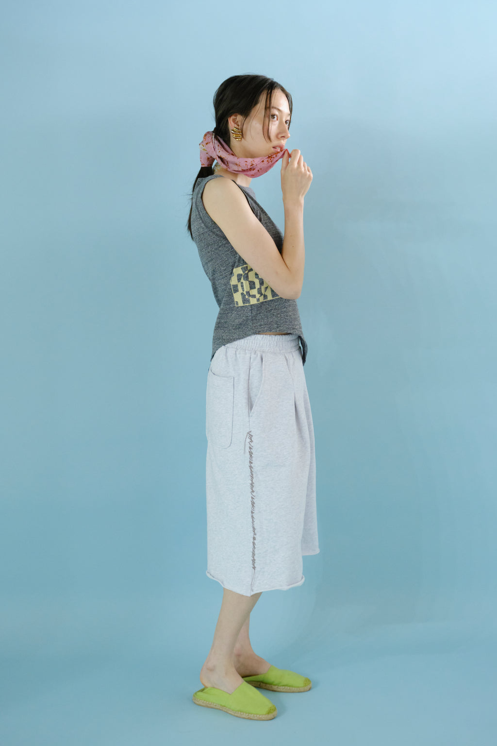 ENGI _Ripple Embroidery Shorts