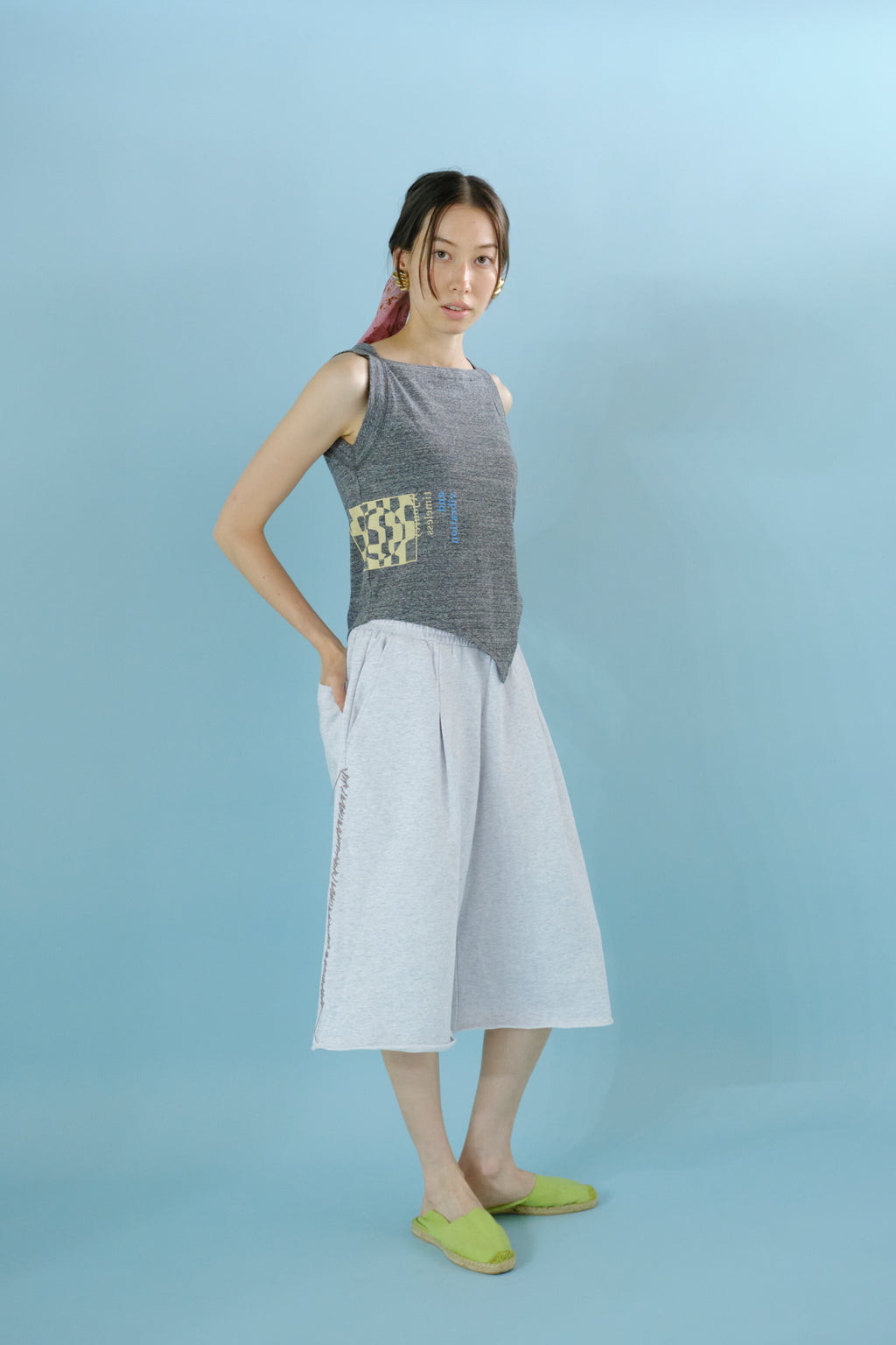 ENGI _Ripple Embroidery Shorts